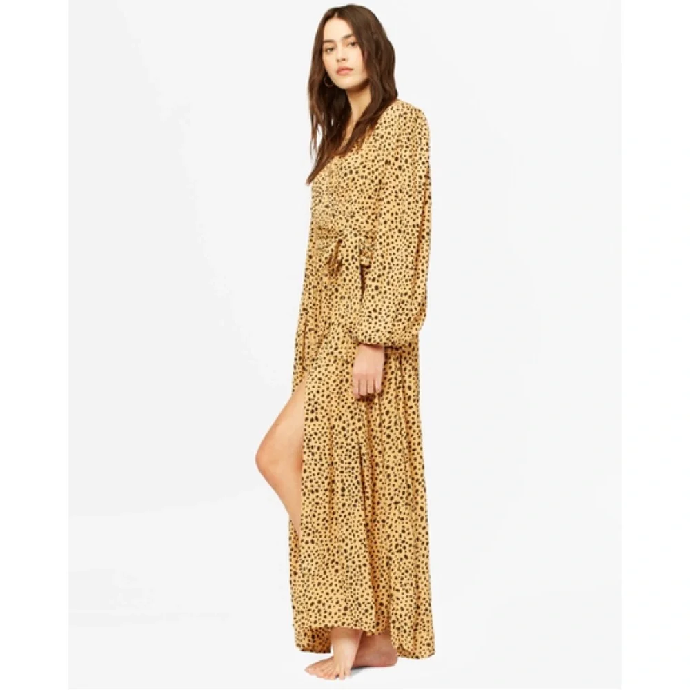 SOLD Billabong Nine Lives Wrap Maxi Dress - Picture 6 of 8